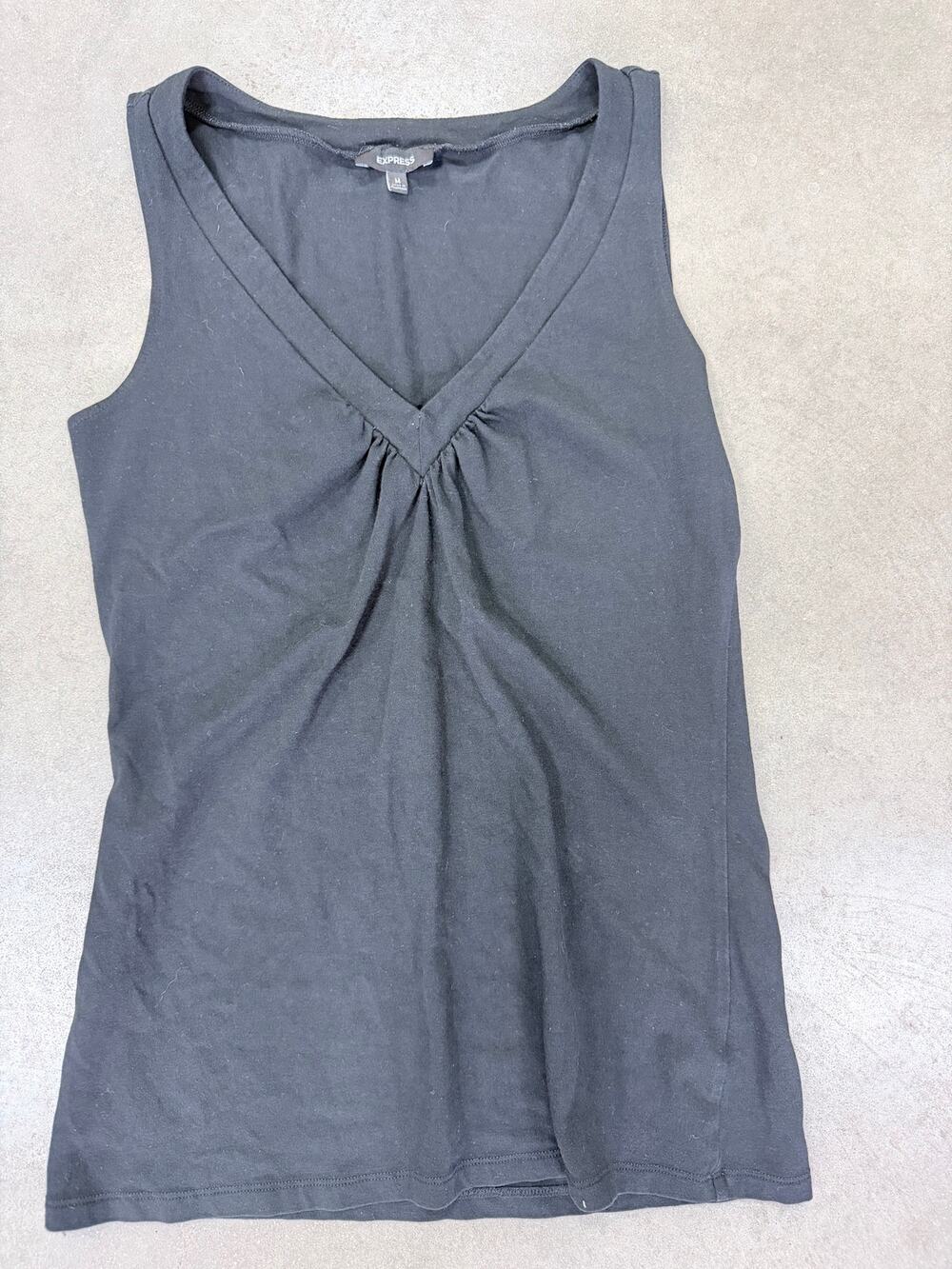 EXPRESS Women's Tank Top M Black Tank Top Sleeveless Casual